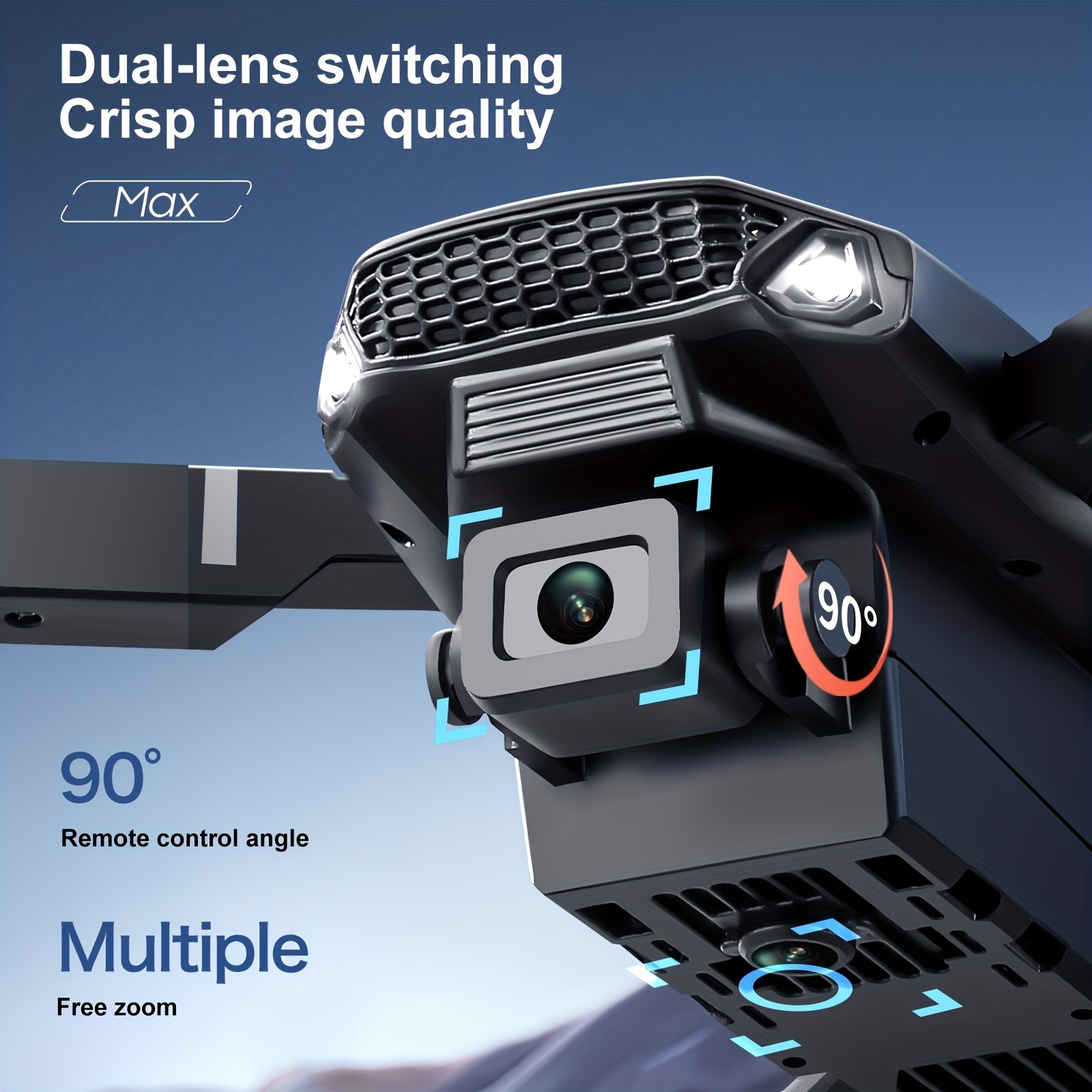 طائرة بدون طيار E88PRO MAX الق - مراجعة Rc Helicopter Case وسعره
