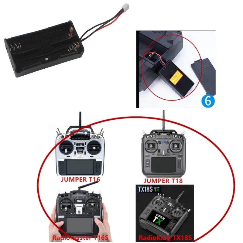 صندوق بطارية RadioMaster TX16S - مراجعة Rc Helicopter Case وسعره