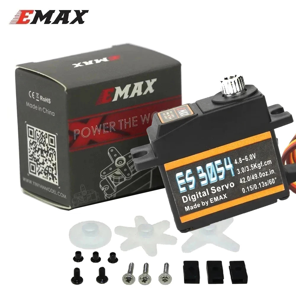 4 قطع من السيرفو الرقمي EMAX E - مراجعة Rc Helicopter Motor وسعره